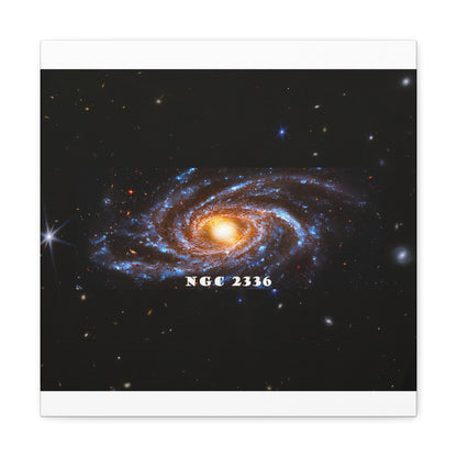 Gaze into the Galaxy: NGC2336 Cosmos Canvas Print