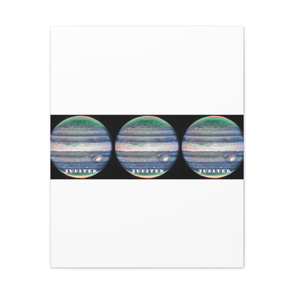 Unveiling Jupiter's Majesty: Cosmos Series Canvas Print