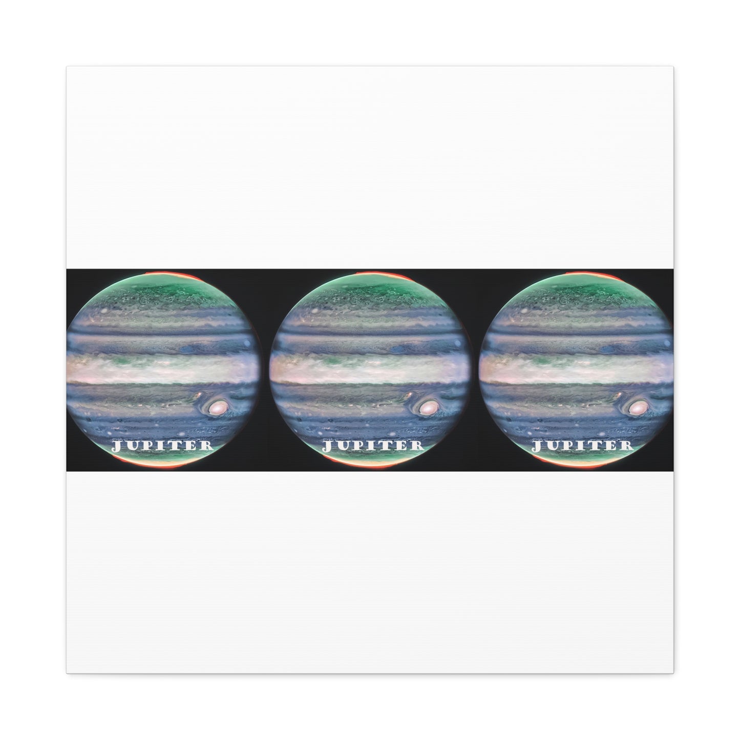 Unveiling Jupiter's Majesty: Cosmos Series Canvas Print