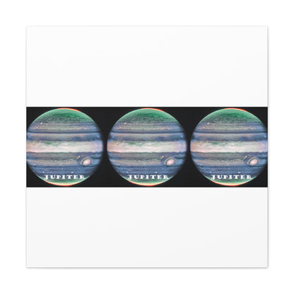 Unveiling Jupiter's Majesty: Cosmos Series Canvas Print