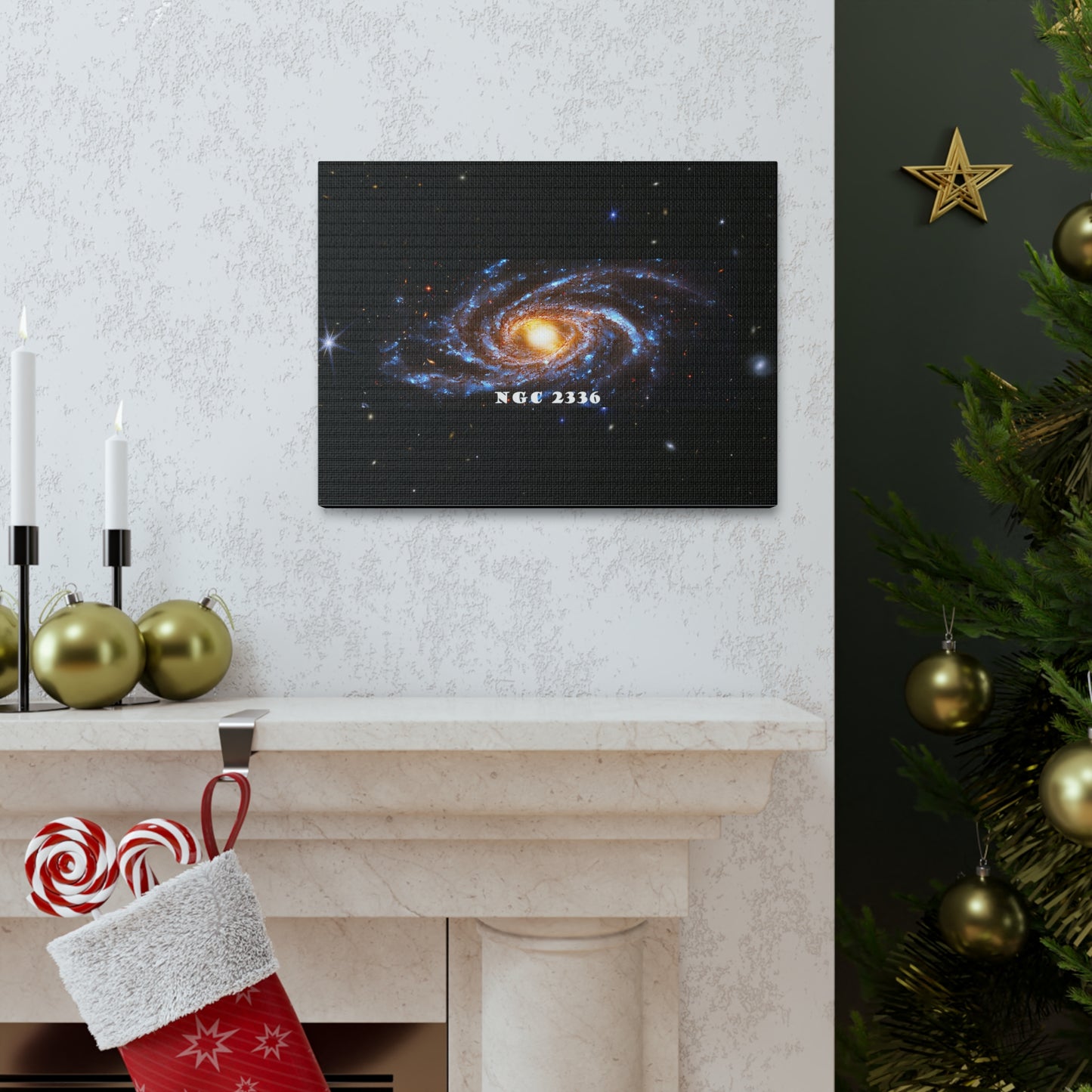 Gaze into the Galaxy: NGC2336 Cosmos Canvas Print