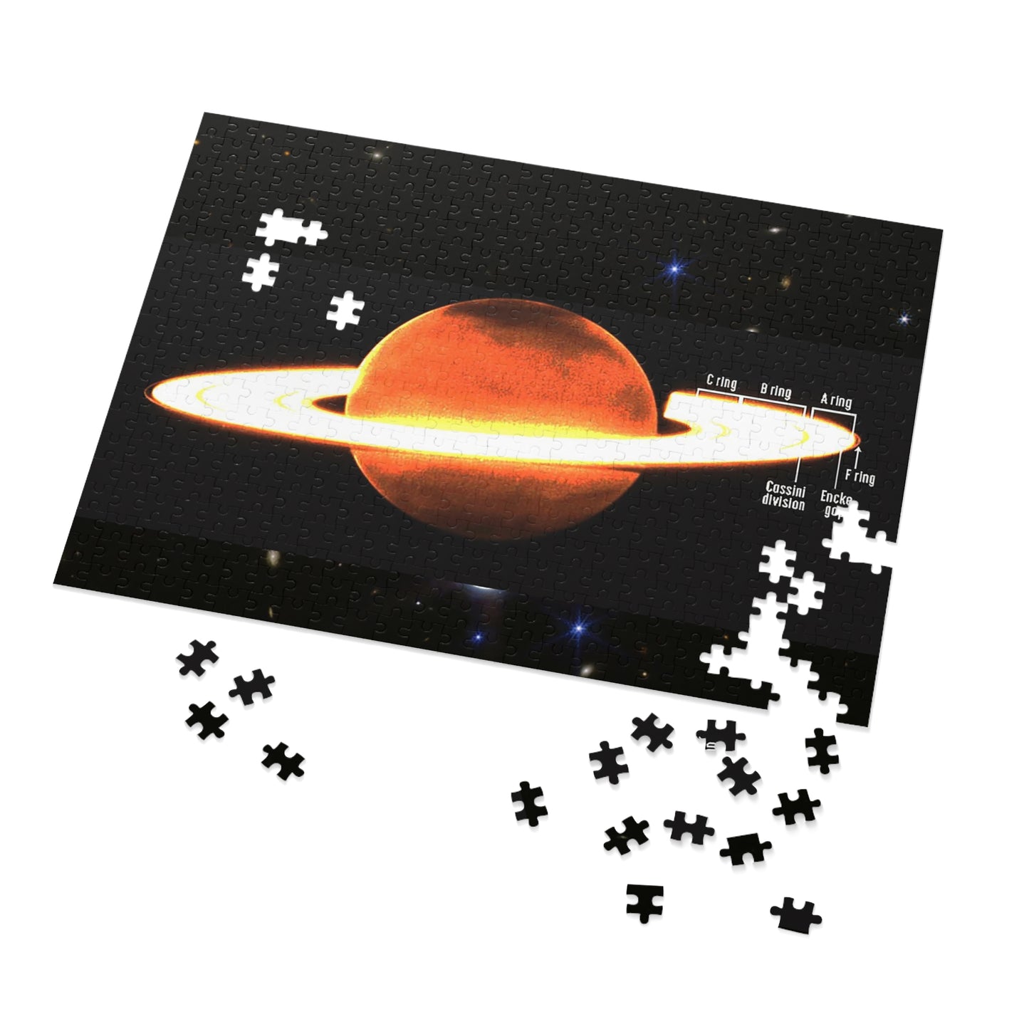 Cosmos Series 22: Worlds Without End - Saturn View Jigsaw Puzzle