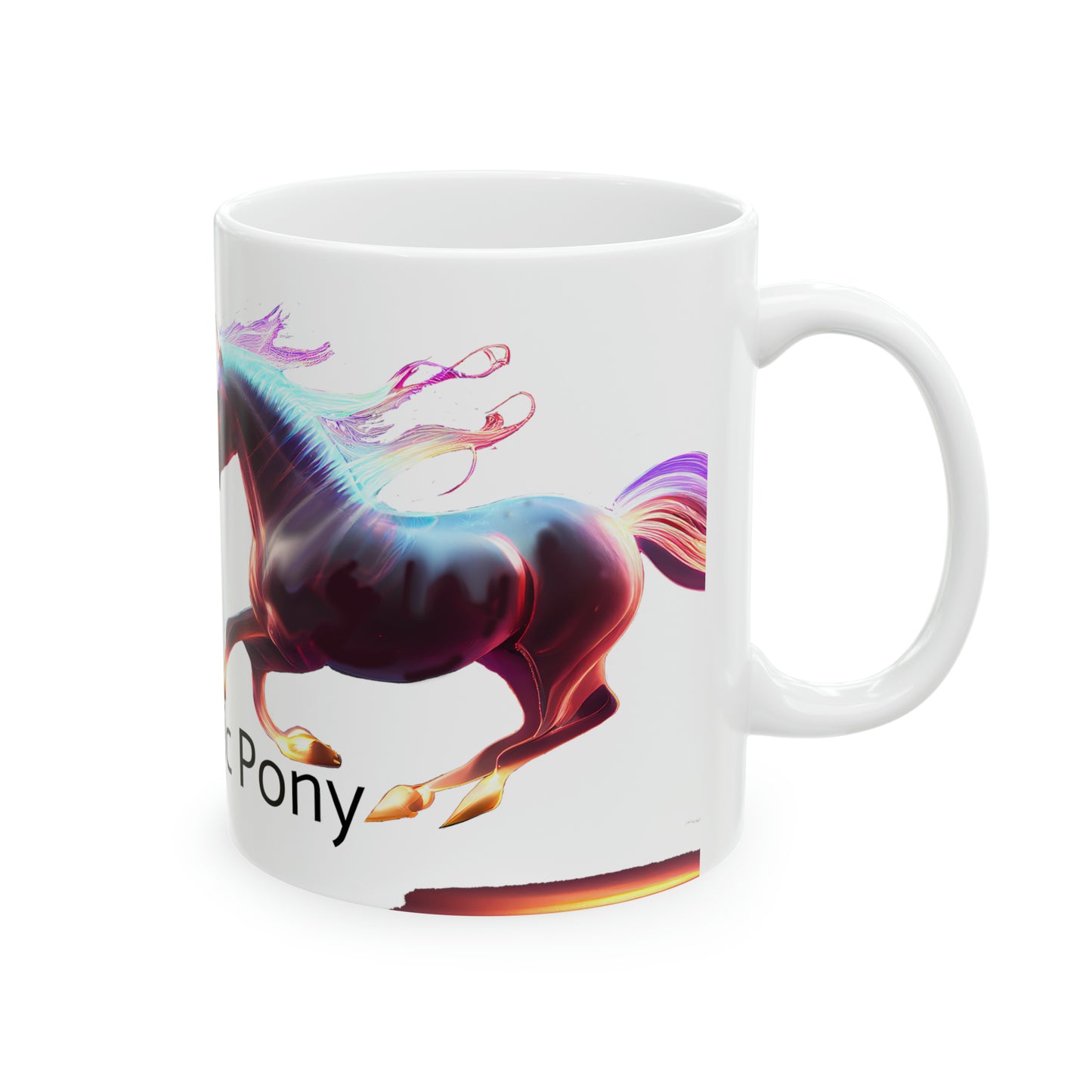 "The Magic Pony" Mug: Coffee, Tea, & Fantasy All in One, 11oz