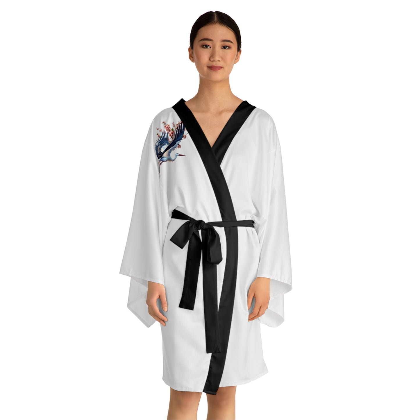 Sophisticated Cosmopolitan Series (M) Long Sleeve Kimono Robe 🌸