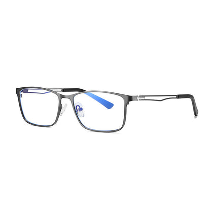 Stylish & Functional:  Metal Anti-Blue Light Glasses for Men