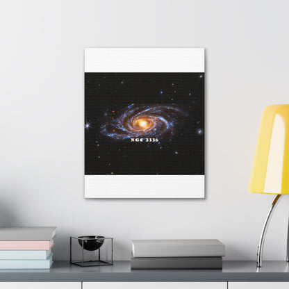 Gaze into the Galaxy: NGC2336 Cosmos Canvas Print