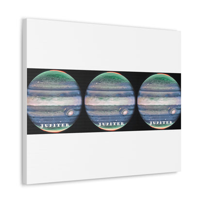 Unveiling Jupiter's Majesty: Cosmos Series Canvas Print