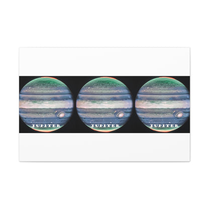 Unveiling Jupiter's Majesty: Cosmos Series Canvas Print