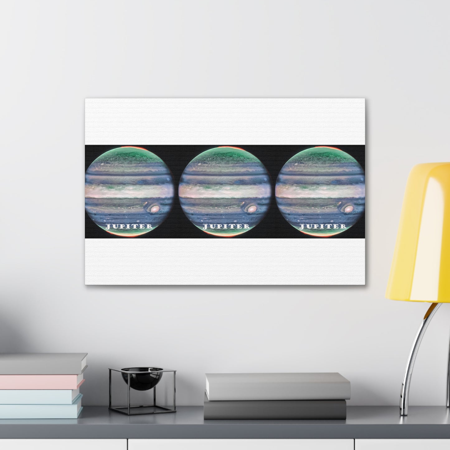 Unveiling Jupiter's Majesty: Cosmos Series Canvas Print