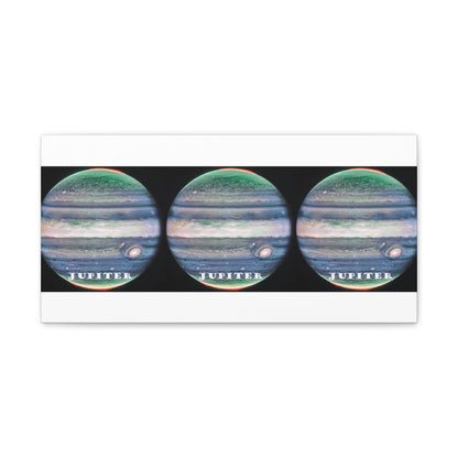 Unveiling Jupiter's Majesty: Cosmos Series Canvas Print