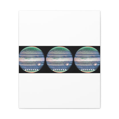 Unveiling Jupiter's Majesty: Cosmos Series Canvas Print