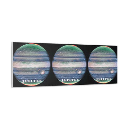 Unveiling Jupiter's Majesty: Cosmos Series Canvas Print