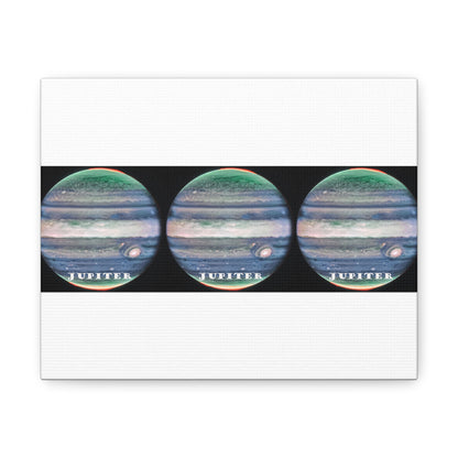 Unveiling Jupiter's Majesty: Cosmos Series Canvas Print