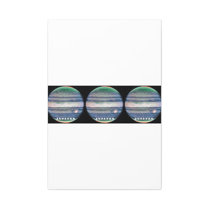 Unveiling Jupiter's Majesty: Cosmos Series Canvas Print