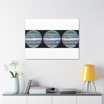 Unveiling Jupiter's Majesty: Cosmos Series Canvas Print