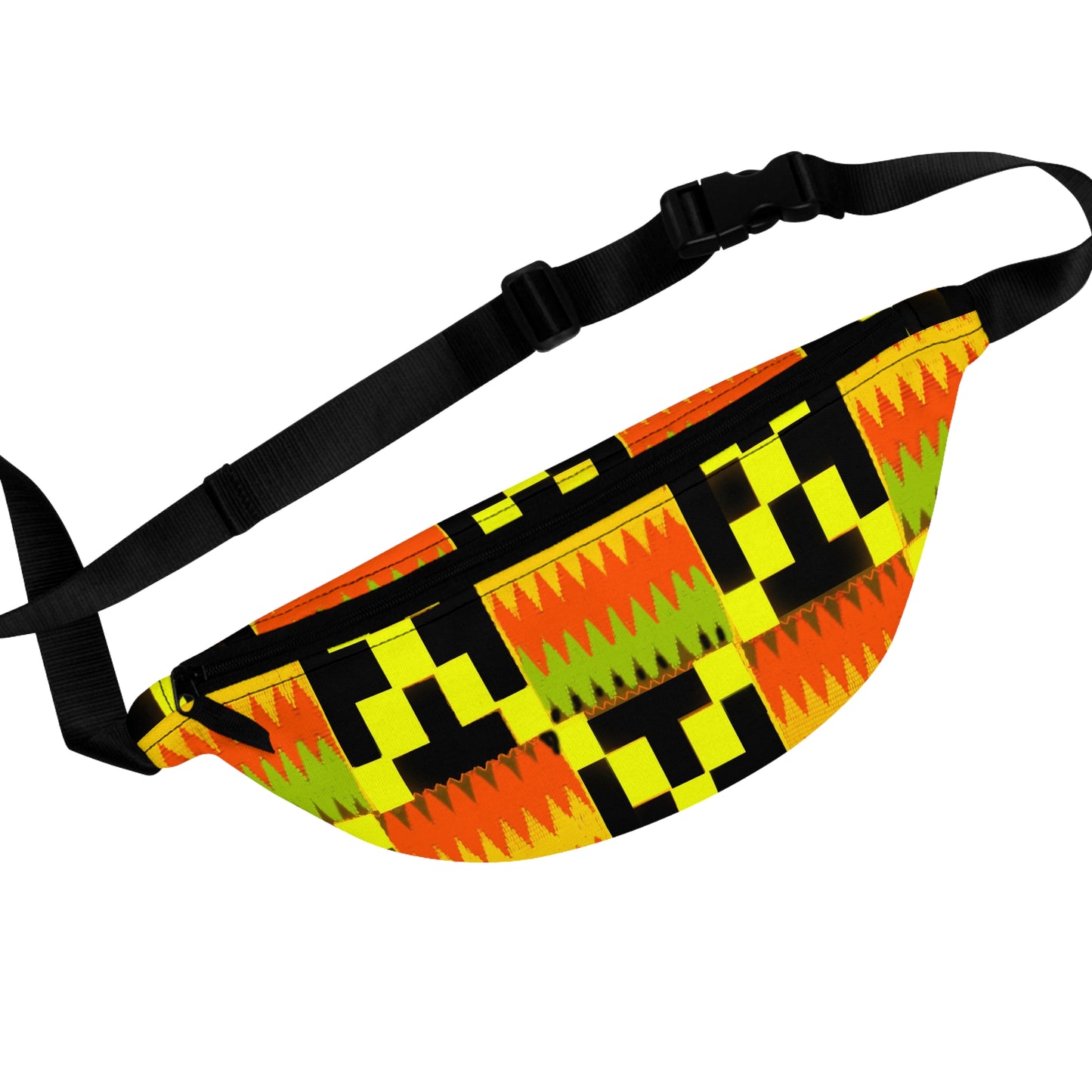 Kente Cloth Fanny Pack: Vibrant, Secure, & Organized