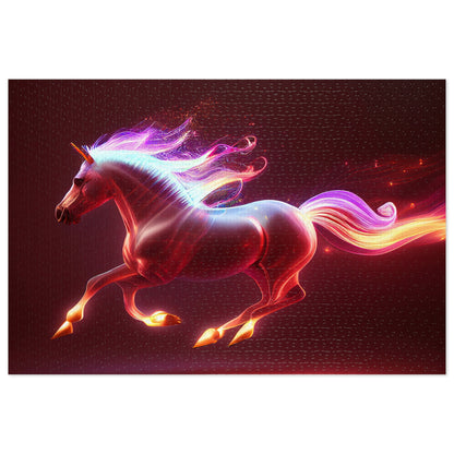 "The Magic Pony" Puzzle: Whimsical Challenge, Vibrant Art  (500,1000-Piece)