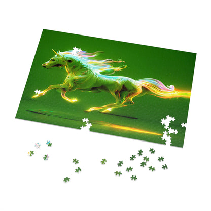 "The Magic Pony" Puzzle: Whimsical Challenge, Vibrant Art  (500,1000-Piece)