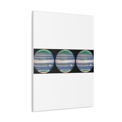 Unveiling Jupiter's Majesty: Cosmos Series Canvas Print