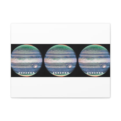 Unveiling Jupiter's Majesty: Cosmos Series Canvas Print