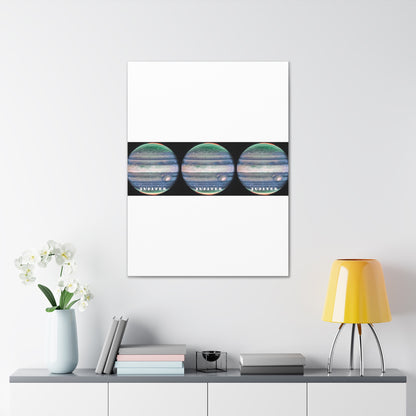 Unveiling Jupiter's Majesty: Cosmos Series Canvas Print