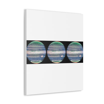 Unveiling Jupiter's Majesty: Cosmos Series Canvas Print