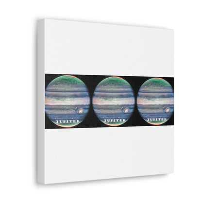 Unveiling Jupiter's Majesty: Cosmos Series Canvas Print