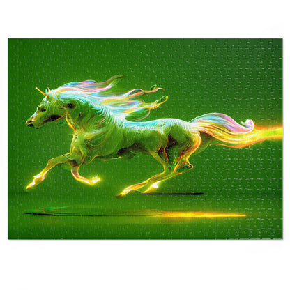 "The Magic Pony" Puzzle: Whimsical Challenge, Vibrant Art  (500,1000-Piece)