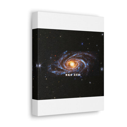 Gaze into the Galaxy: NGC2336 Cosmos Canvas Print