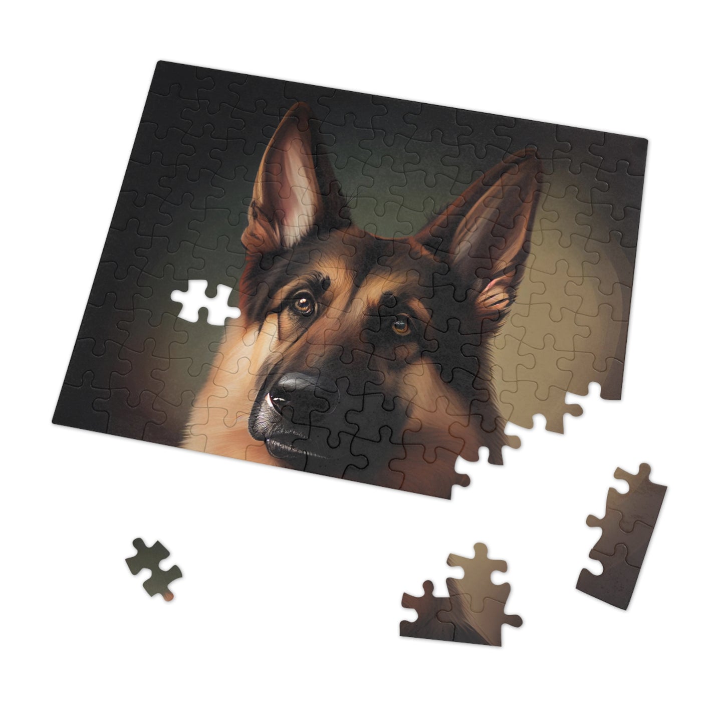 GERMAN SHEPHERD EYES Jigsaw Puzzle  Jigsaw Puzzle ( 252, 500,1000-Piece)