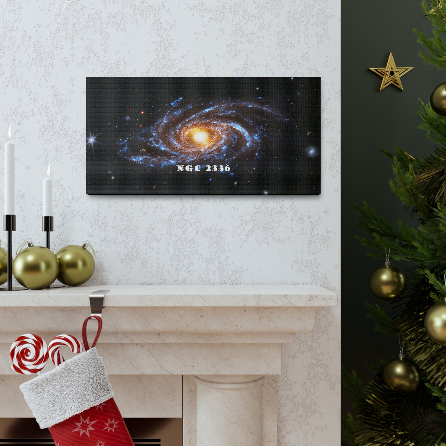 Gaze into the Galaxy: NGC2336 Cosmos Canvas Print