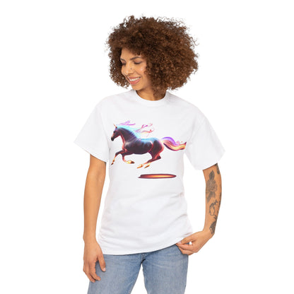 "The Magic Pony" Cotton T-Shirt: Your Everyday Wardrobe Staple