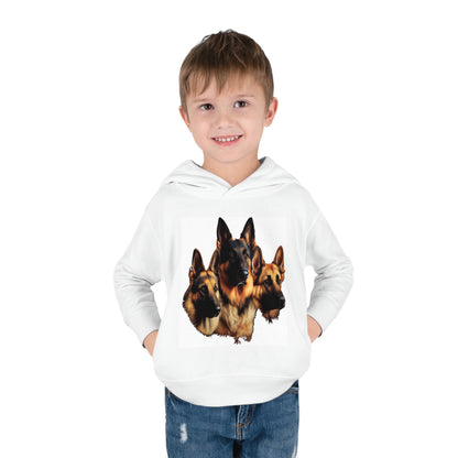 Cozy Adventures with My German Shepherd: Toddler Fleece Hoodie