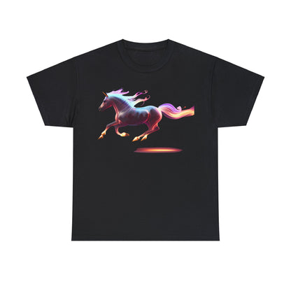 "The Magic Pony" Cotton T-Shirt: Your Everyday Wardrobe Staple