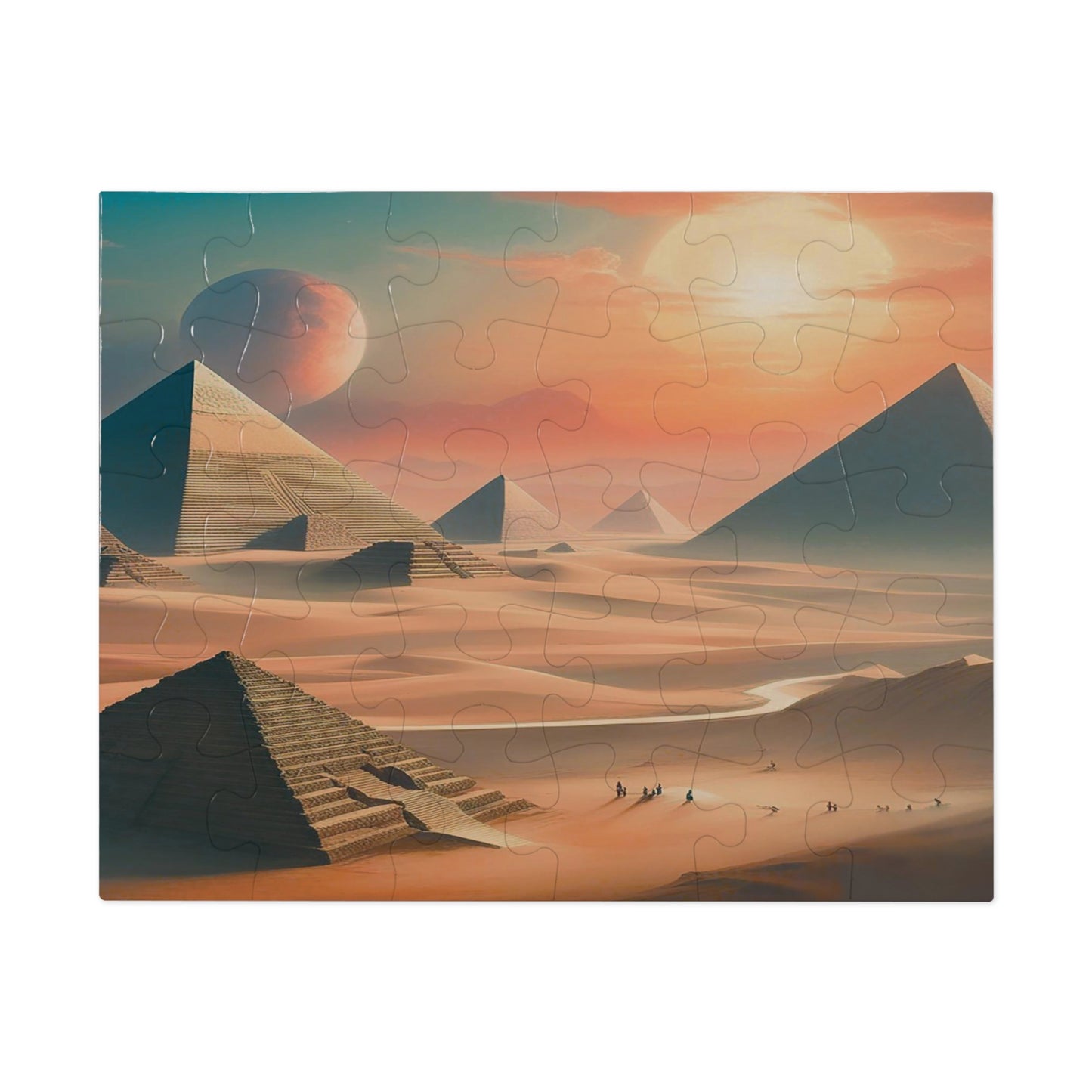 Egypt Pyramids Jigsaw Puzzle: Unveil the Mystery! ( 252, 500,1000-Piece)