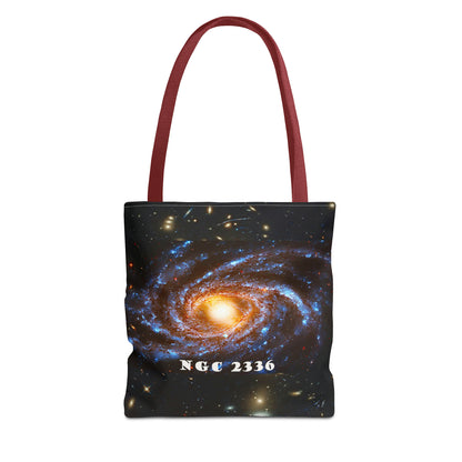 NGC2336 Galaxy Tote: Where Space Meets Style Series 14 , 9ozTote Bag (AOP)