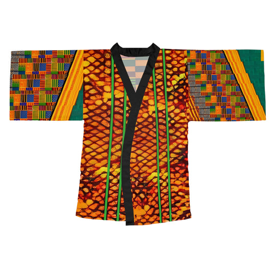 Sophisticated Cosmopolitan Series (Q) Long Sleeve Kimono Robe 🌸