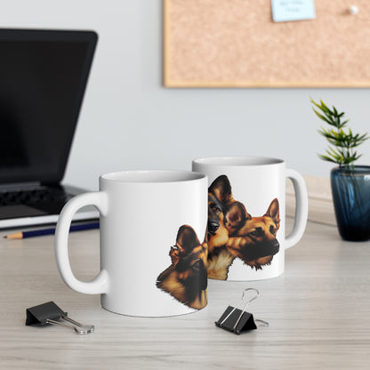 🛡️ Feel the Protection: German Shepherd Guard Mug 11oz