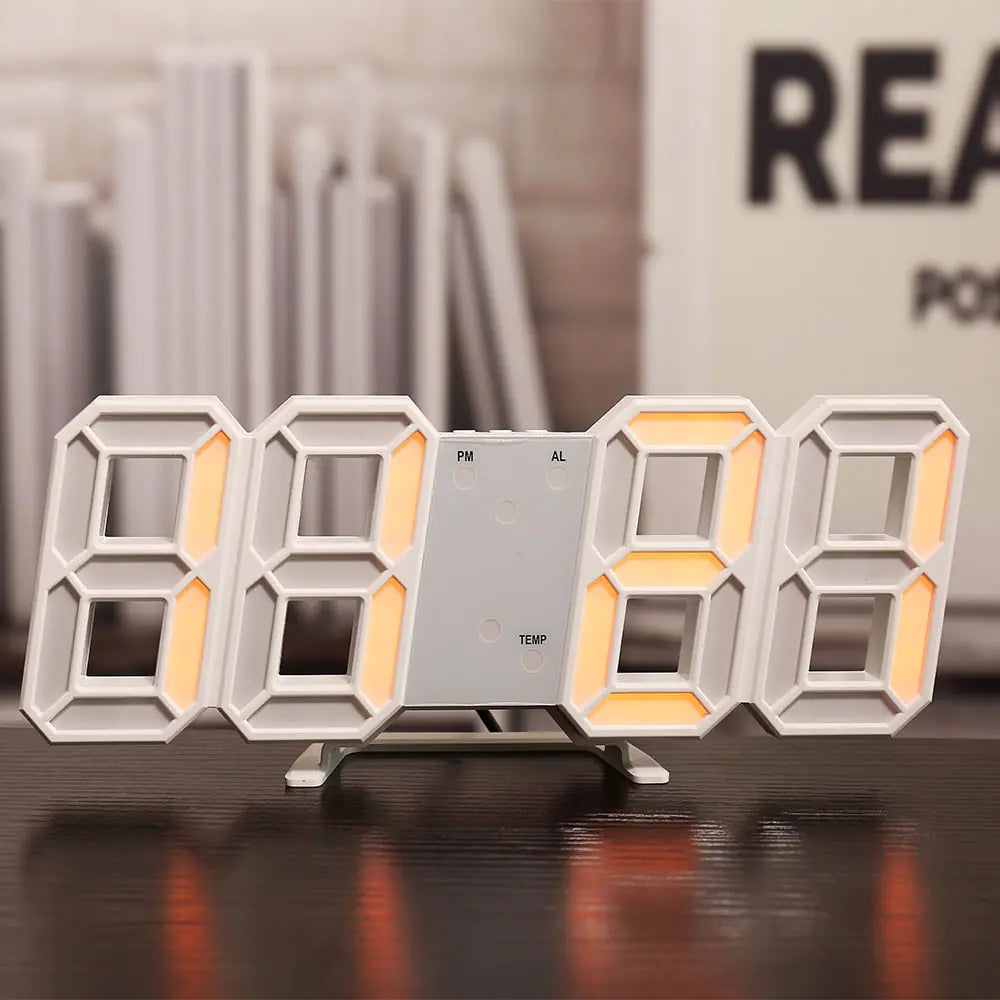 Organize Your Day: Versatile LED Clock with Date & Temperature