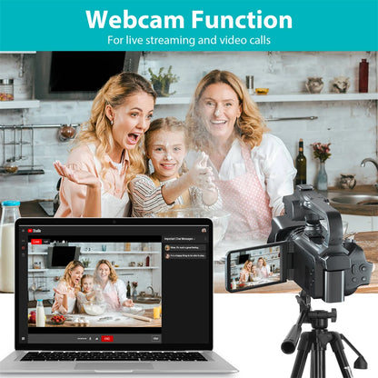 Capture & Share Your Story: 64MP Video Camera for Streaming, Vlogging & More