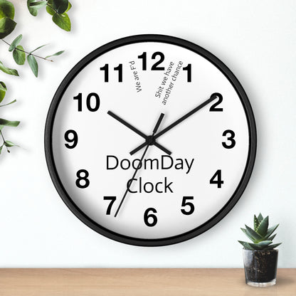 "Doomsday Countdown" Wall Clock