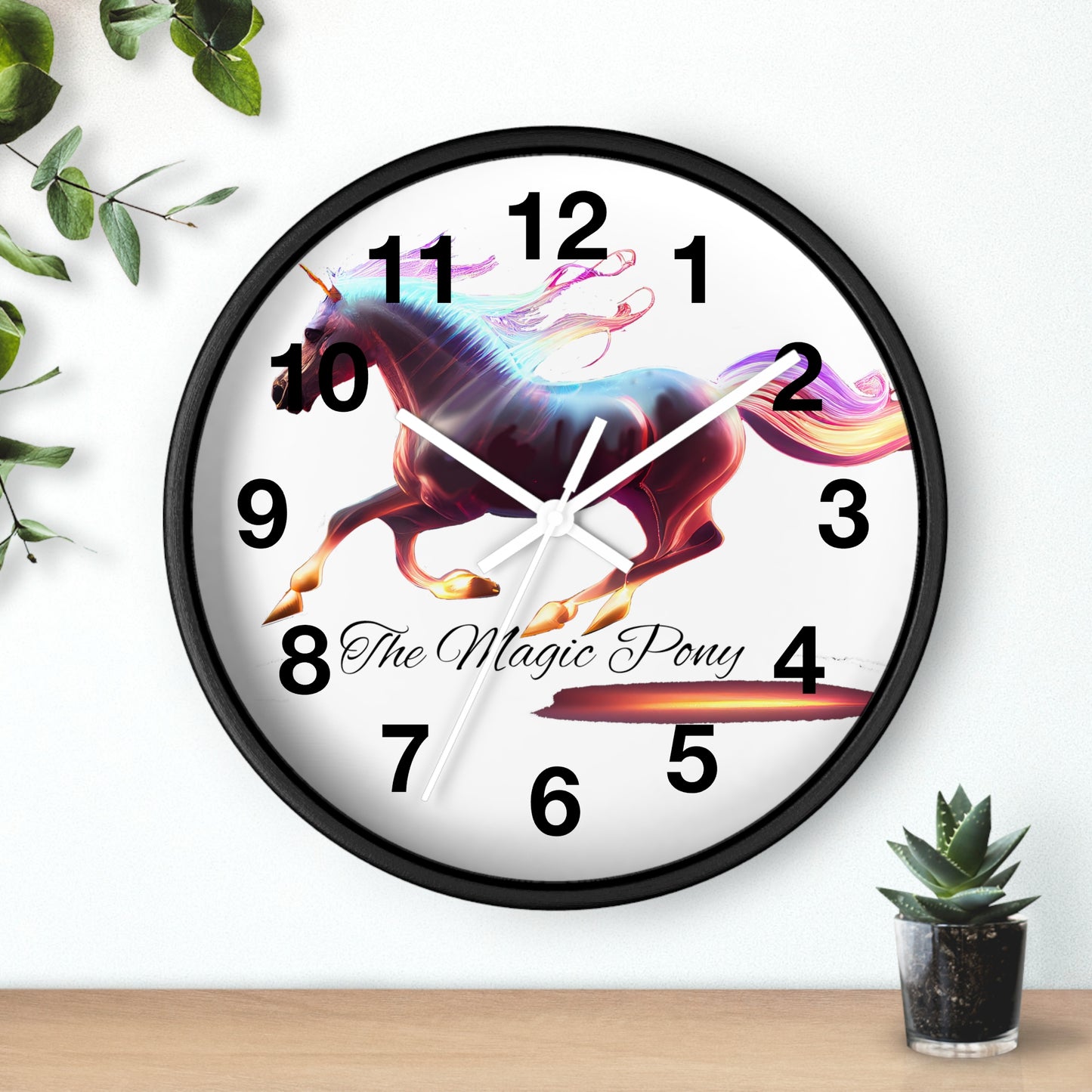 The Magic Pony  Clock Wall Clock Home Use!!