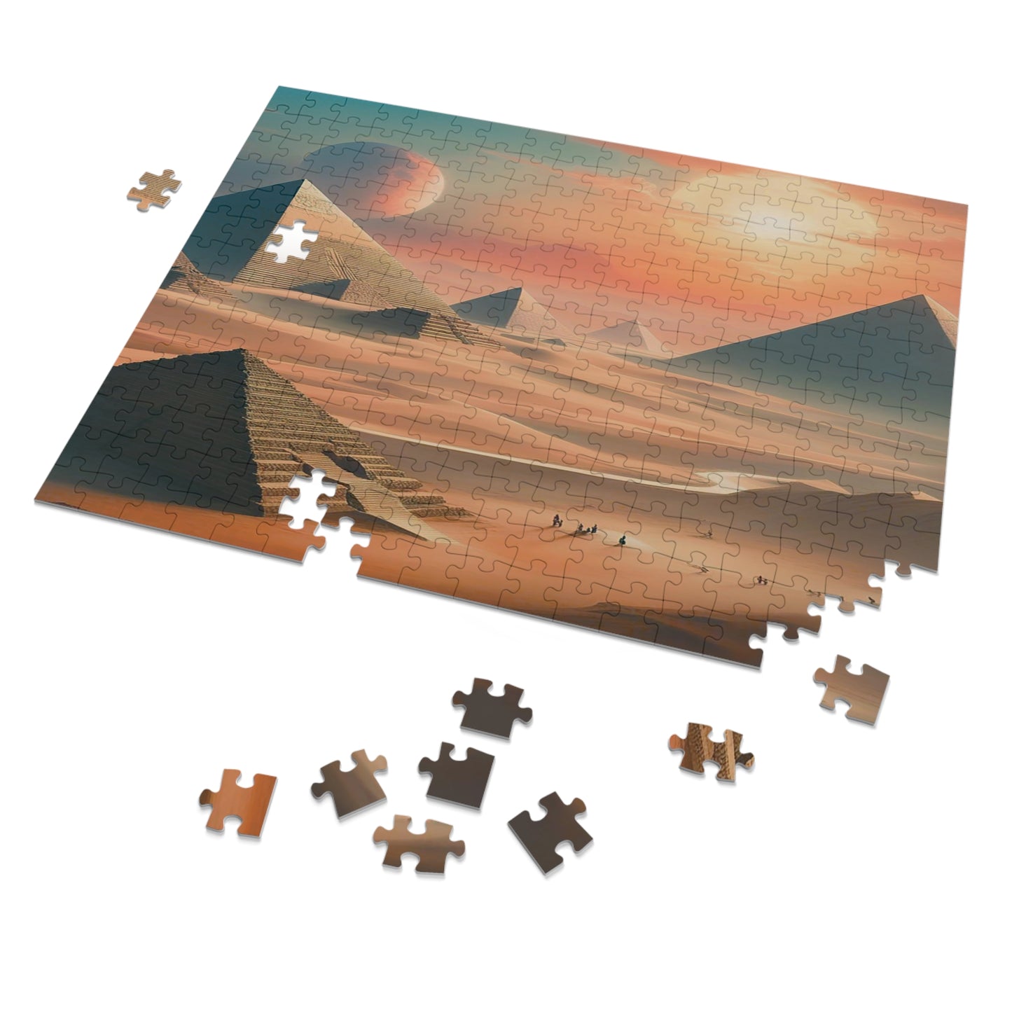 Egypt Pyramids Jigsaw Puzzle: Unveil the Mystery! ( 252, 500,1000-Piece)