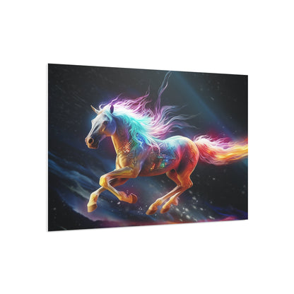 Unleash the Magic: "The Magic Pony" Foam Board Print