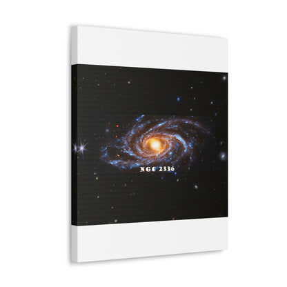 Gaze into the Galaxy: NGC2336 Cosmos Canvas Print