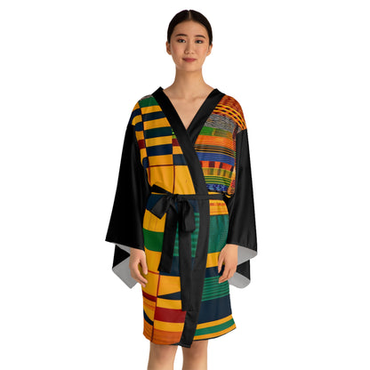 Sophisticated Cosmopolitan Series (O) Long Sleeve Kimono Robe 🌸