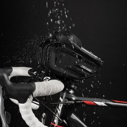 Upgrade Your Ride:  CoolChange Bike Bag with Phone Mount & Rainproof Design