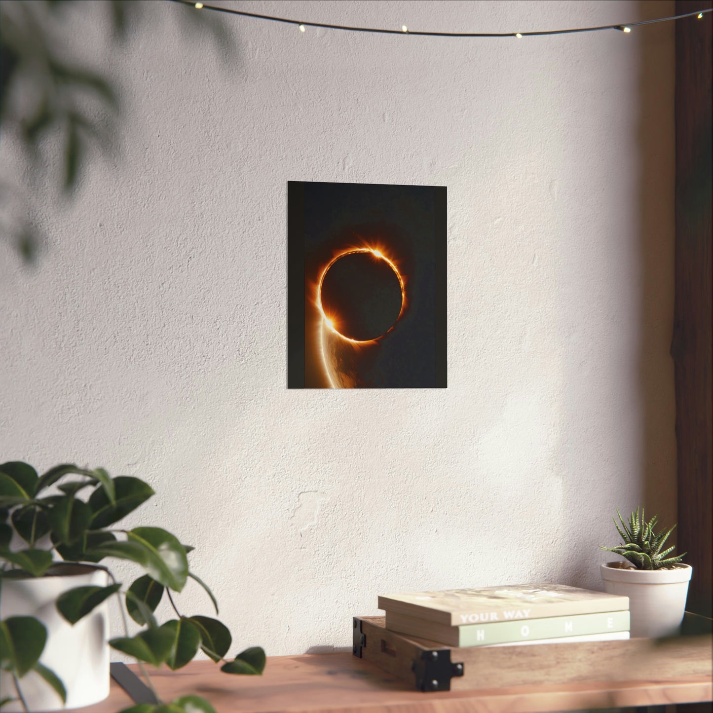 Solar Eclipse Wall Art: Captivating Beauty on Museum-Grade Paper