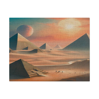 Egypt Pyramids Jigsaw Puzzle: Unveil the Mystery! ( 252, 500,1000-Piece)