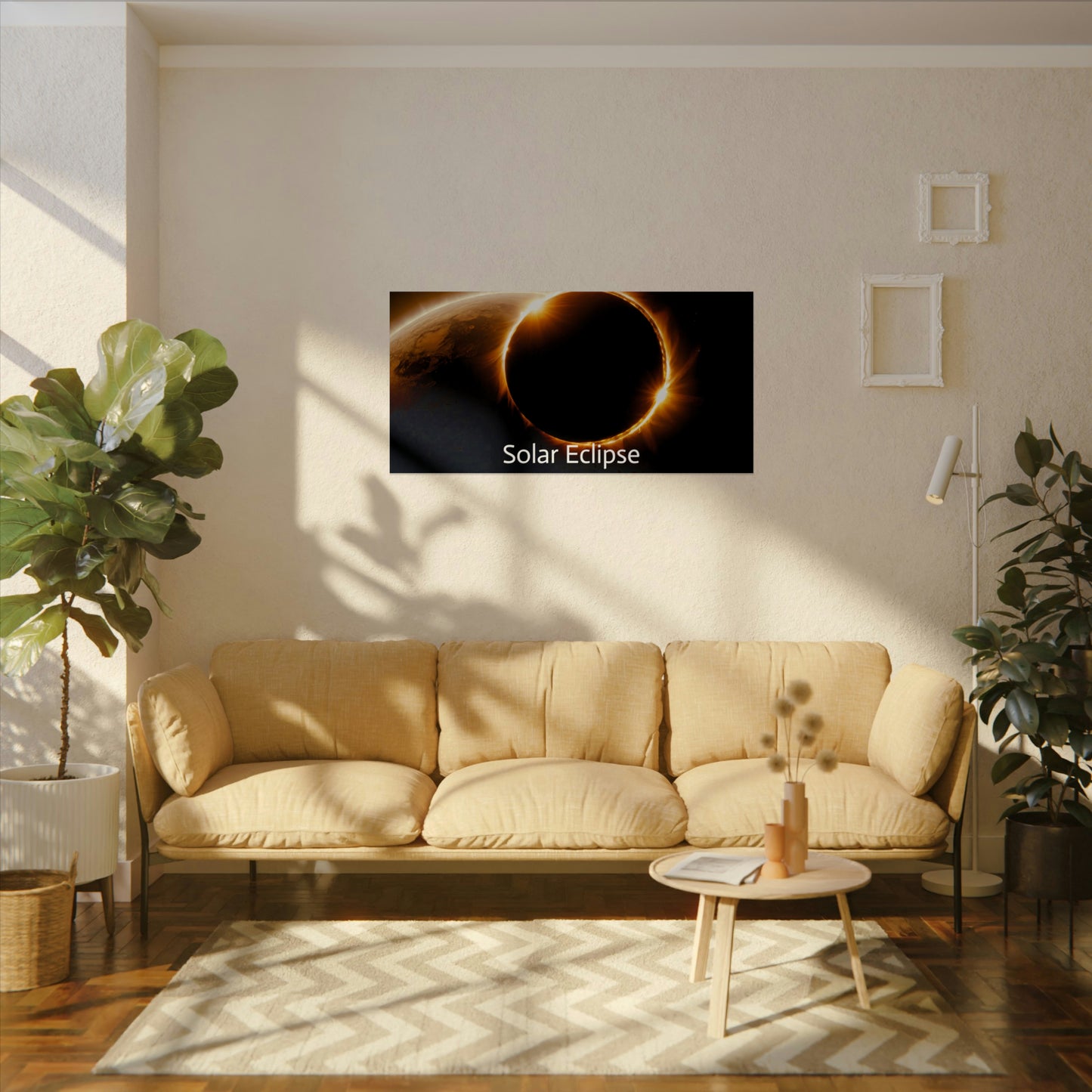 Solar Eclipse Watercolor Posters: Add Cosmic Artistry to Your Walls 54" x 36" (Horizontal) $119.99